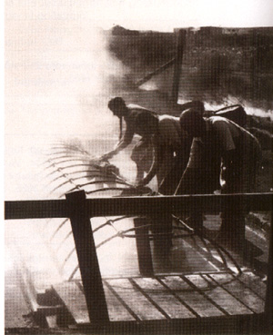 Black and white photograph