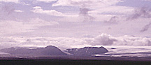Color photo of Eagle Mountain and the Eagle Mountain Glacier, small version.
