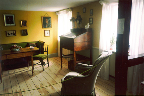Color photo of interior, larger version.
