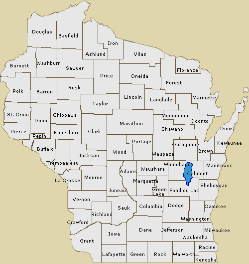 Map of Wisconsin