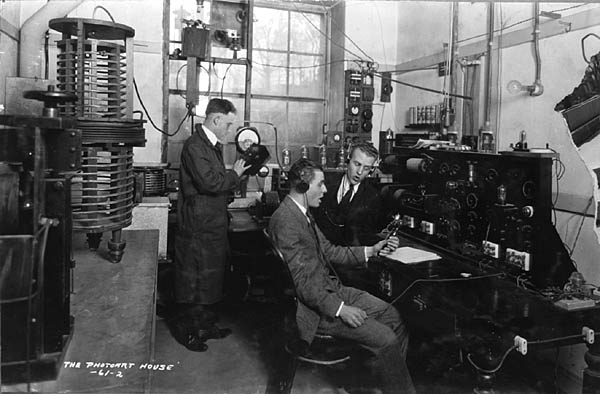 Image of Radio Room Broadcasting 'Haresfoot'