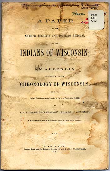 Image of Indians of Wisconsin