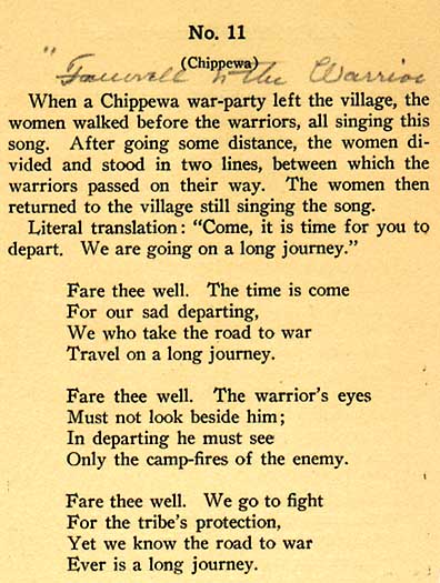Image of Poems from Sioux and Chippewa Songs