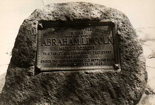 Image of Lincoln Commemorative Tablet