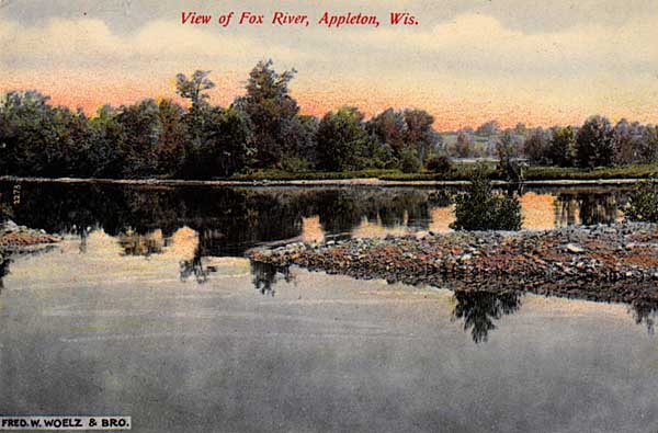 Image of View of Fox River