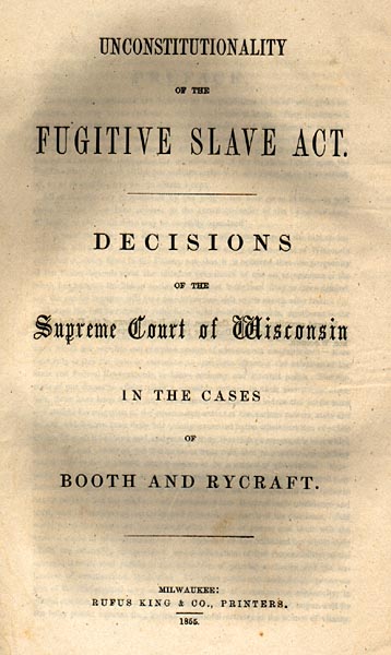 Fugitive slave act 1850 essay