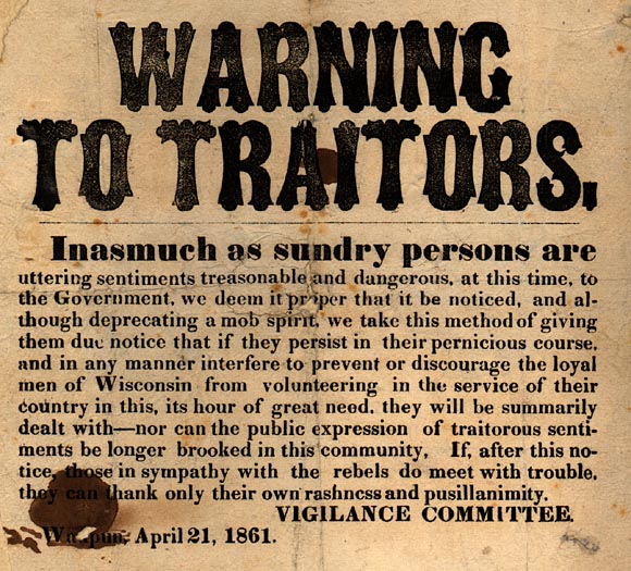 Image of Warning to Traitors