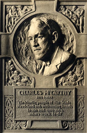 Image of Charles McCarthy Plaque