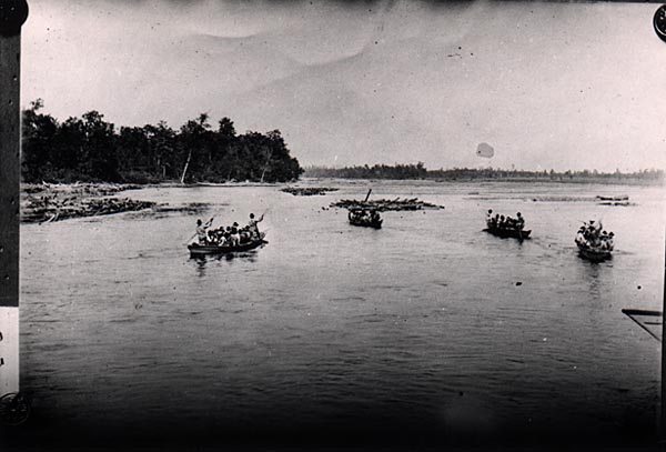 Image of Log Drivers and Bateaux