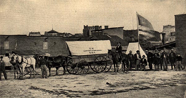 Image of Sanitary Commission Wagons