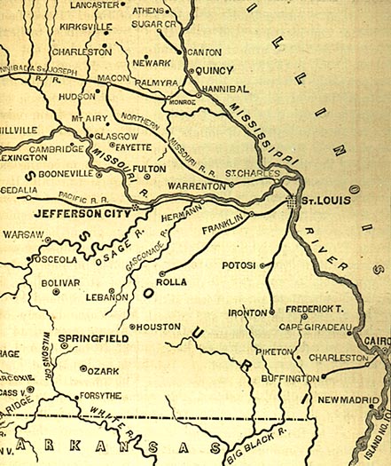 Image of Map of Missouri