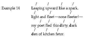 stanza with metrical markup