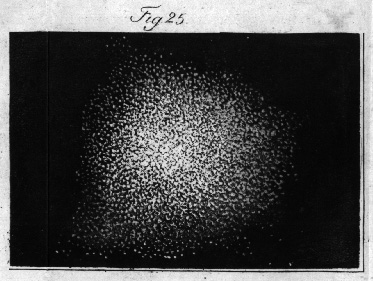 Ursin's drawing of star cluster, larger version.