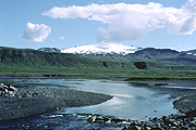 Color photo of Snæfellsjökull, small version.