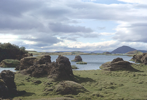 Color photo of Myvatn, larger version.