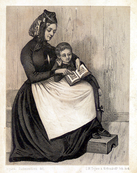 Color image of lithograph, larger version.