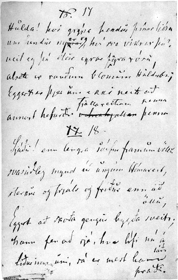 Greyscale image of manuscript page.