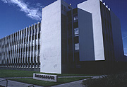 Color photo of Institute building, small version.