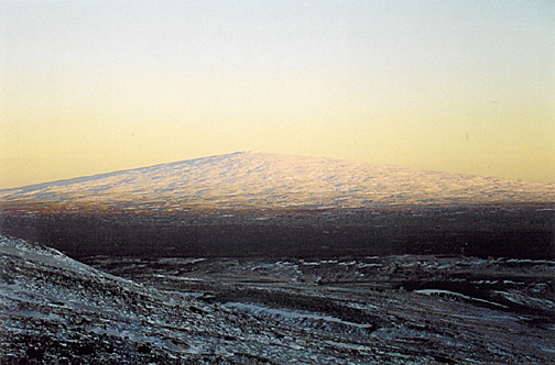 Color photo of Mount Broadshield, larger version.