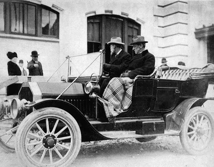 Image of Van Hise and Woodrow Wilson
