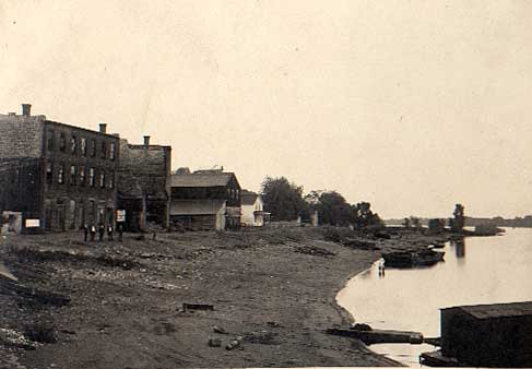 Image of Prescott Levee in 1908