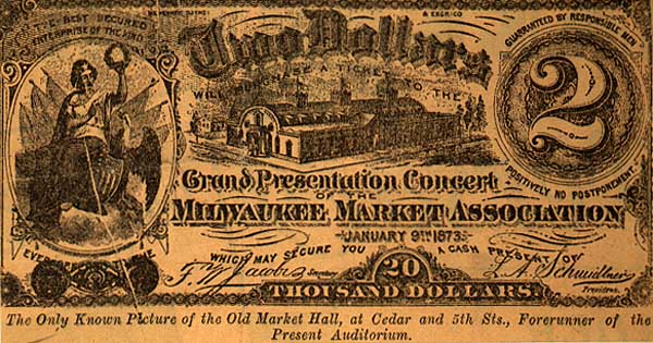 Image of Milwaukee Market Association Hall