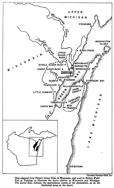 Image of Map of the Great Fire