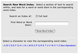 word index search
